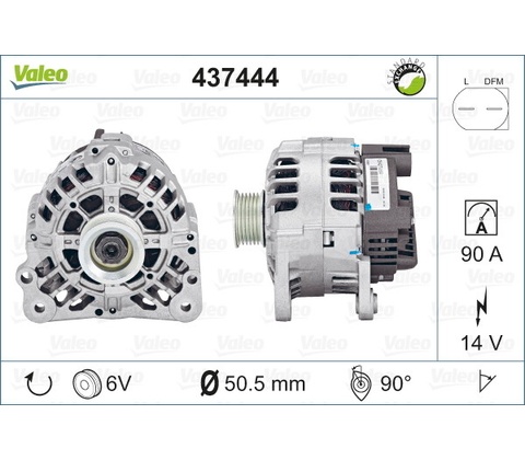 Alternátor VALEO 437444