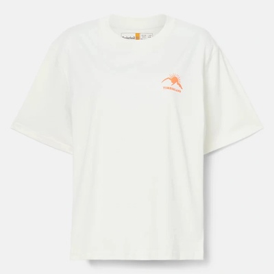 Timberland ДАМСКА ТЕНИСКА hike life graphic t-shirt for women in white - l (tb0a5vtbcm9)
