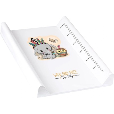 Chipolino Подложка за повиване "wild & free"слонче (5902963001597)