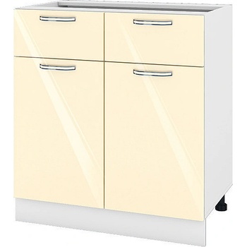 ИРИМ Долен кухненски шкаф Сити БФ-Бежово гланц-05-26 80 см