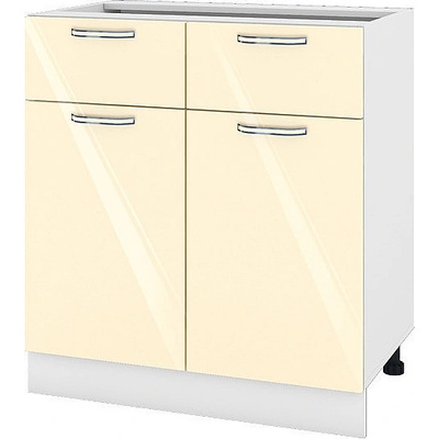 ИРИМ Долен кухненски шкаф Сити БФ-Бежово гланц-05-26 80 см