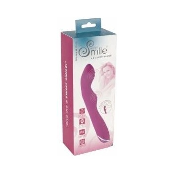 Sweet Smile Dual-Head Vibrator 7 Modes Silicone 23.5cm Pink