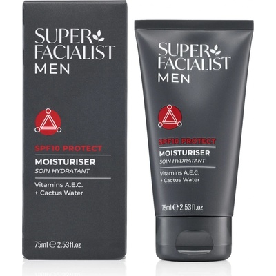 Super Facialist For Men Hyaluronic Acid denný hydratačný krém SPF 10 pre mužov 75 ml