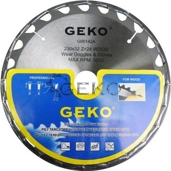 GEKO Pilový kotouč na dřevo s SK plátky 230 x 22,23 / 80 Z G00141