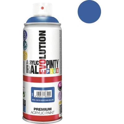 Pintyplus Evo farba v spreji 400 ml RAL 5010 enziánová modrá