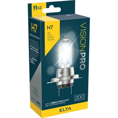 Elta H7 PX26d 12V 55W 2 ks EBH7200TR