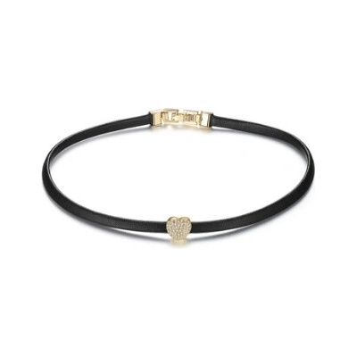 Swarovski e. Choker náhrdelník so srdiečkom sen5610