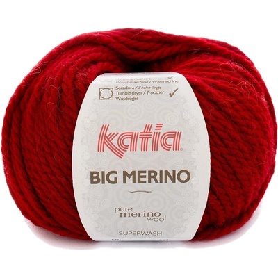 Katia Big Merino 23 Ruby Плетива прежда (BM 23)