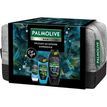 Palmolive Men Refreshing 3v1 sprchový gél 500 ml + Sport 3v1 sprchový gél 250 ml + Arctic antiperspirant deodorant roll-on 50 ml + kozmetická etue, kozmetická sada pre mužov