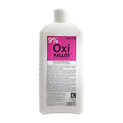 Kallos 9% Hydrogen Peroxide Emulsion krémový peroxid vodíkov 30Vol 1000 ml