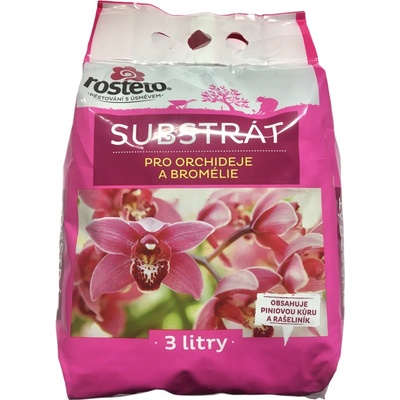 ROSTETO Substrát na orchideje a bromélie 3 l – Zboží Dáma