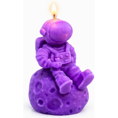 Svíčkománie3D Astronaut fialová 50 g