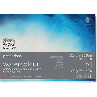 Blok Winsor & Newton Hot Pressed 300g/m2 - 26 x 36 cm