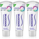 Sensodyne Complete Protection Whitening избелваща паста за зъби 3x75ml