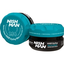 NishMan matný vosk na vlasy M4 Super High Hold 100ml