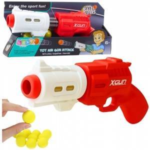 LEAN Toys Soft foam ball gun 6 balls