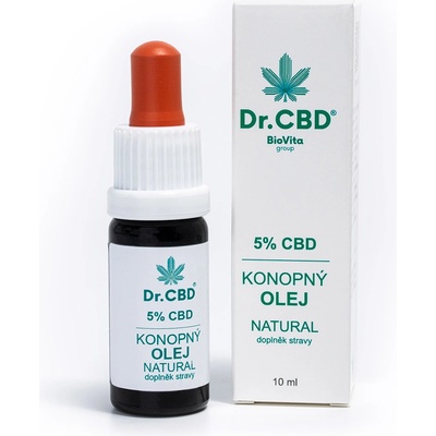 Dr. CBD 5 % CBD konopný olej natural 10 ml