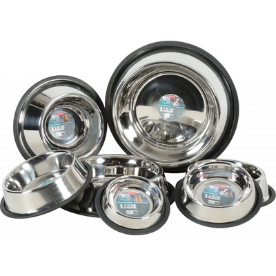 Miska nerez protiskluz pes STEEL 1,8 l Zolux