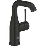 GROHE Essence New - Смесител за умивалник с изпускателен клапан Push-Open, матово черно 237982431 (237982431)