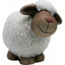 Goba Ovečka keramická biela 11 cm