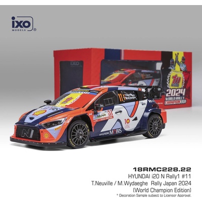 Hyundai i20 N Rally1 Rally Japan 2024 11 Neuville Wydaeghe IXO 1:18