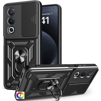 OPPO A80 5G / A3 Pro 5G Удароустойчив Ring Holder with Slide Camera Lid/ PC + TPU/ Kickstand Калъф и Протектор