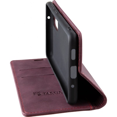 Púzdro Tactical Xproof PU Kožené Book pro Poco M3 Red Beret