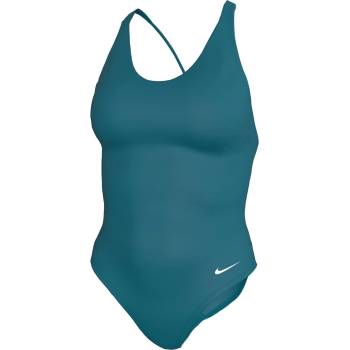 Nike Swim Effortless Essential Nike Swim Effortless Essential Womens Scoop Neck One Piece - Green Abyss