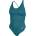 Nike Swim Effortless Essential Nike Swim Effortless Essential Womens Scoop Neck One Piece - Green Abyss