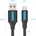 Vention USB-A 2.0/M - Micro B/M, 0, 25m, (3A, черен), кабел
