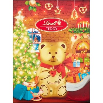LINDT adventní kalendář Teddy u stromečku 172g