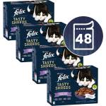 FELIX Капсули FELIX Tasty Shreds вкусен избор с риба в сос 48 x 80 г