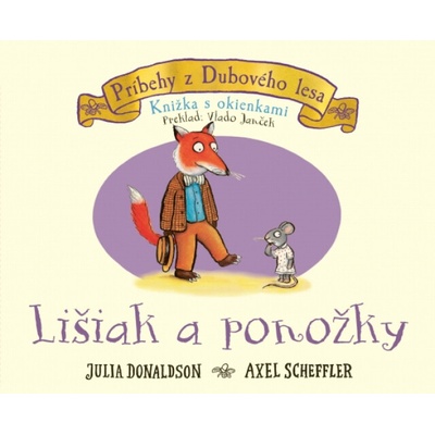 Lišiak a ponožky - knižka s okienkami