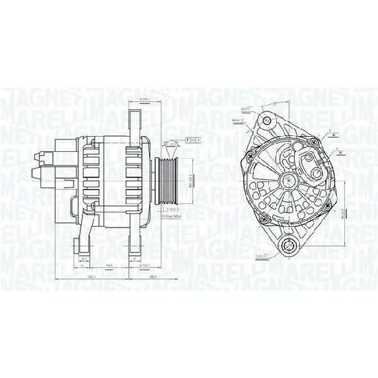 Alternátor MAGNETI MARELLI 063731743010 od 110,05 € - Heureka.sk