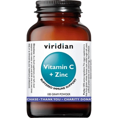 Viridian Nutrition Vitamín C + zinok 100 g