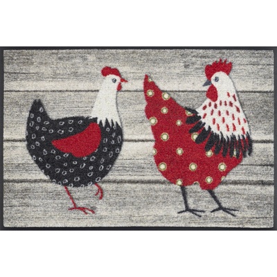 wash+dry Interiérová rohožka Chicken Farm 40 x 60 cm