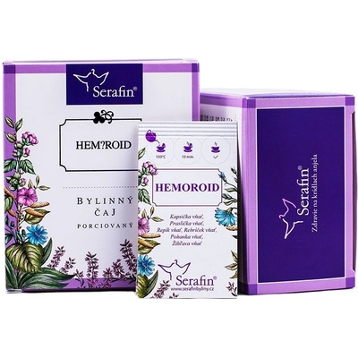 Serafin Hemoroid bylinný čaj porciovaný 15 x 2,5 g