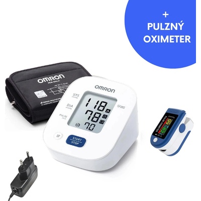 Omron M2+ s adaptérom a oximetrom