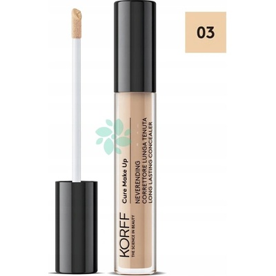 Korff Cure Make Up Neverending Longlasting Dlouhotrvající korektor 03 2,8 ml
