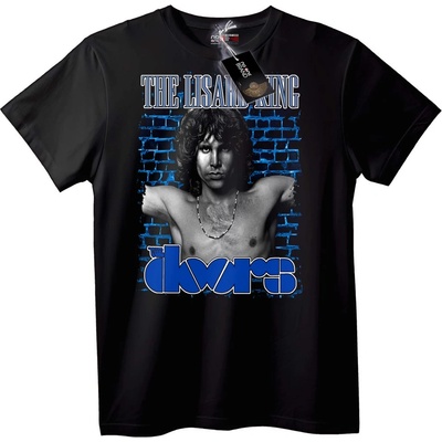 NOONEBRAND Тениска The Doors Кралят на Гущерите - XXS, White