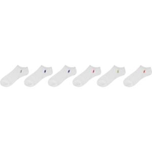 Ralph Lauren Чорапи Polo Ralph Lauren Women's 6 Pack Trainer Socks - White