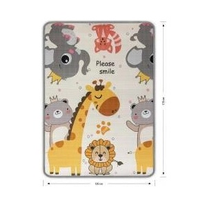 Milly Mally FOAM MAT - TWO-STONE - 4685 - ROLL-UP - KINDER - SEA AND AFRICA - 120x178 cm