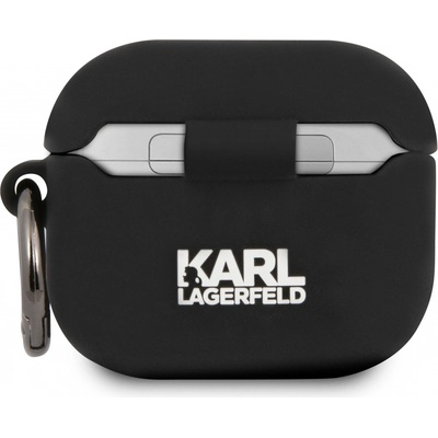 Karl Lagerfeld Apple AirPods 3 cover Silicone Ikonik KLACA3SILKHBK