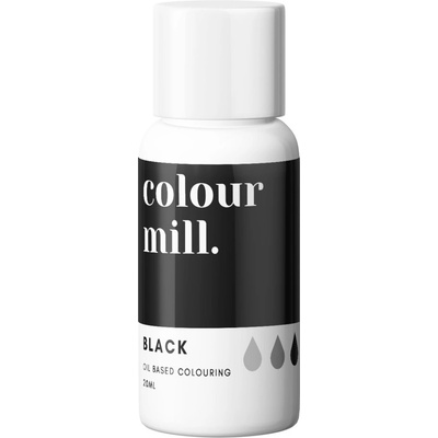 Colour Mill Tekuté farbivo čierne 20 g 20 ml