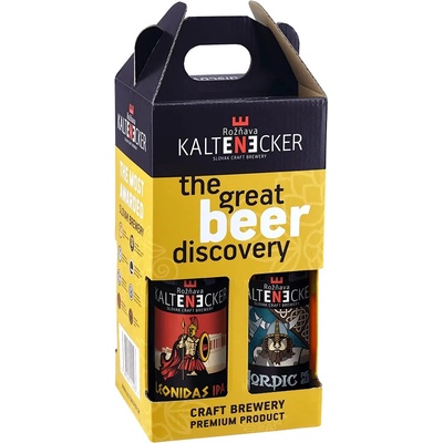 Kaltenecker Darčekový 4 pack pivný MIX 5,25% 4 x 0,33l (sklo)