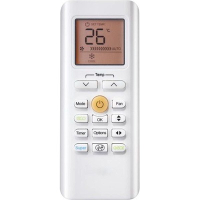 съвместим MIDEA Prime Multisplit, Blanc RG70E3(2)/BGEF, RG70E/BGEF - заместител дистанционно управление (Prime Multisplit, Blanc RG70E3(2)/BGEF, RG70E/BGEF)