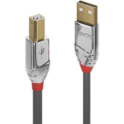Lindy 36643 USB,USB 2.0 USB A USB B, 3m, šedý