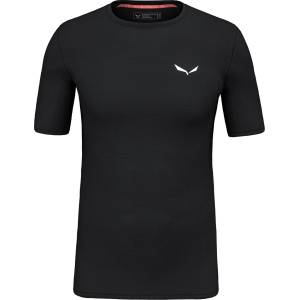 Salewa Мъжко мериносово термобельо Salewa Cristallo Warm AMR Tee Merino base layer - Black Out II - размер 50 (015-1345-0613)