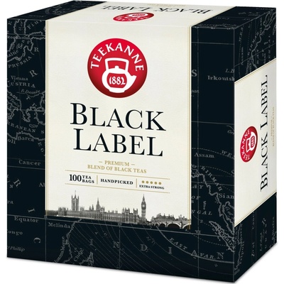 TEEKANNE BLACK LABEL Expresný čierny čaj 200 g 100 vrecúšok