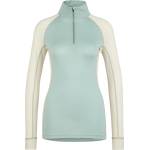 Stoic Дамско мериносово термобельо Stoic Women's Merino240 BengtSt. Half Zip Merino base layer - Iceberg Green / Stone Grey (115-2393-0312)